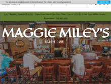Tablet Screenshot of maggiemileys.com